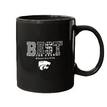Discover Kansas State Wildcats Teacher Job Ever Slogan Pattern Mugs