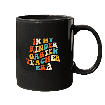 Discover in my kindergarten teacher era kinder groovy Mugs
