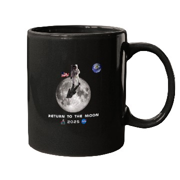 Discover NASA Artemis Mission Astronaut Moon 2025 Mugs