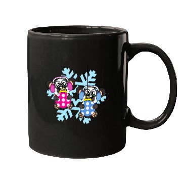 Discover Panda Pet Christmas Balls Winter Snowflake Snow Mugs