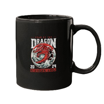 Discover Dragon Pet Red Warrior Confident Courageous Mugs