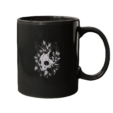 Discover Cat Skull Gothic Witchcore Aesthetic Goblincore Mall Goth Mugs