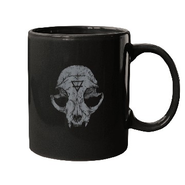 Discover Cat Skull occult tattoo Artist tattoo Lovers For Cat Lovers Mugs