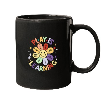 Discover Play Is Learning Preschool Teacher Kindergarten Mugs