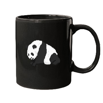 Discover Panda Pet 8 bit Pixel Gamer Mugs