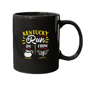 Discover Coffee Fun Kentucky Cicada Insect Coffee Funny KY Kentucky State Lover Mugs