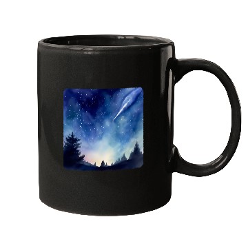 Discover Comet Sky Astronomy Celestial Event Space Phenomenon Mugs