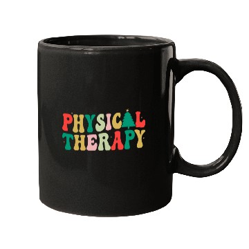 Discover Physical Therapy Christmas Physical Therapist PT PTA xmass Mugs