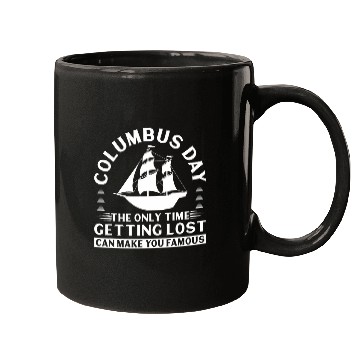 Discover Columbus Day Getting Lost Since 1492 Sarcastic Indigenous Mugs