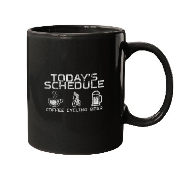 Discover Beer Fun Todays Schedule Coffee Cycling Beer Mugs