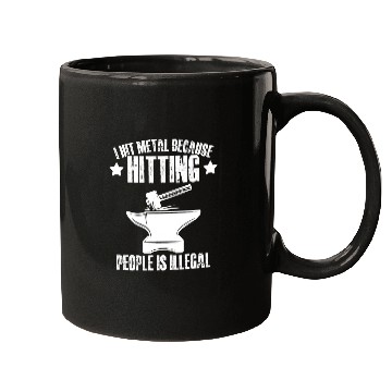 Discover Blacksmith Job Blacksmithing Forging Farrier Ironworker Blacksmith 5 Mugs