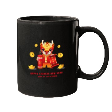 Discover Dragon Pet Chinese Lunar New Year Year of the Dragon zodiac sign 3 8 Mugs