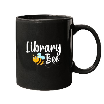 Discover Librarian Job Library Bee Librarian Funny Bumblebee Mugs