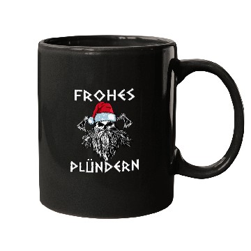 Discover Merry Plundering Valhalla Viking Christmas Outfit Mugs
