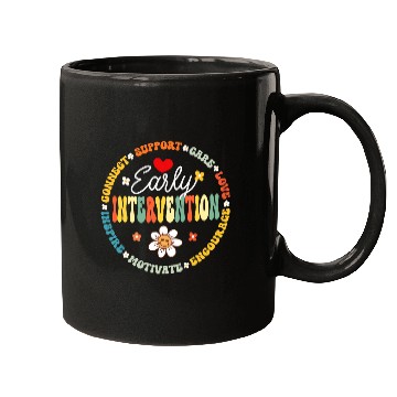 Discover Intervention Teacher Team Early Intervention Squad Mugs