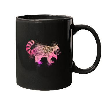 Discover Panda Pet Colourful red panda Mugs
