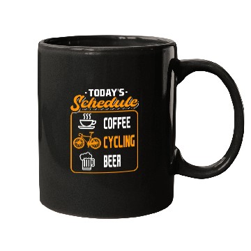 Discover Beer Fun Today s Schedule Coffee Cycling Beer Bicycling Drinking Mugs