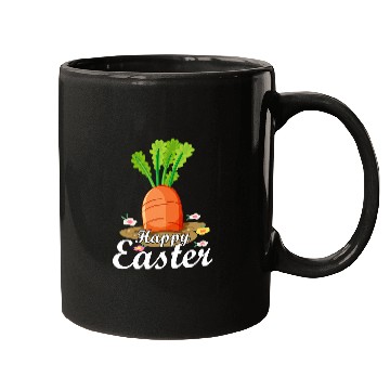 Discover Happy Easter Day Carrot Bunny Design thanksgiving Mugs