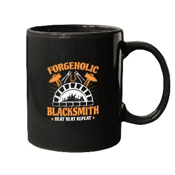 Discover Blacksmith Job Blacksmithing Forgeholic Blacksmith Farrier Ironworker Mugs