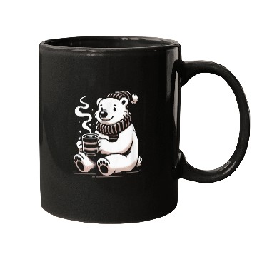 Discover Bear Pet Cozy Polar Bear Hot Chocolate Mugs