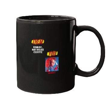 Discover Coffee Fun Chucky No More Coffee meme Mugs