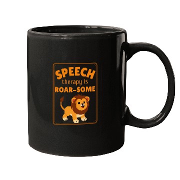 Discover Lion Pet SLP Language Speech Therapy Pathologist Pathology Lion Mugs