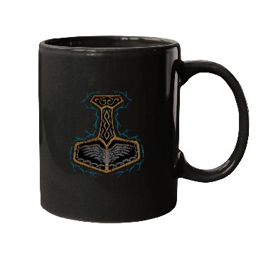 Discover Mjolnir Hammer God of Thunder Thor Mugs