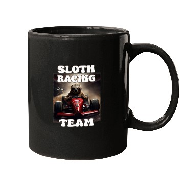 Discover Sloth Pet Racing Team Mugs