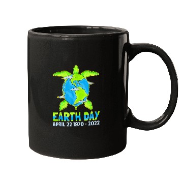 Discover Turtle Pet Earth Day Love World Sea Turtle Planet Environment Mugs