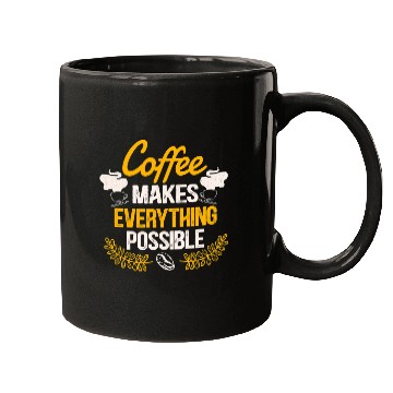 Discover Coffee Fun Makes Everything Possible Caffeinated Caffeine Mugs