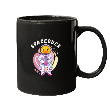 Discover Duck Pet Space Astronaut Rubber Duck Rubber Ducky Bubble Tea Mugs