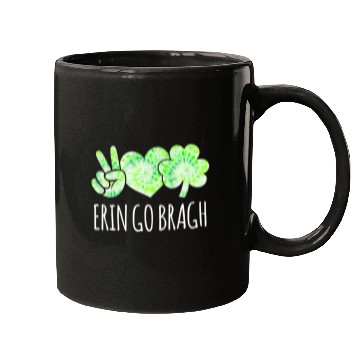 Discover Erin Go Bragh Ireland Forever St Pattys Day Green Tie Dye Mugs