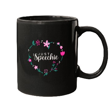 Discover Speech Language Pathologist Therapy Just Speechie Floral SLP Mugs