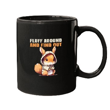 Discover Squirrel Pet Fluff Around And FindOut Cute fed up Squirrel Mugs