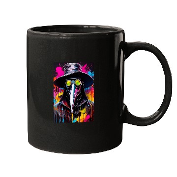 Discover Cryptid Dystopian Post Apocalyptic Wasteland Graffiti Design Mugs