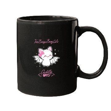 Discover Cute albino bat flying designed by Cuddly Bats comics Mugs