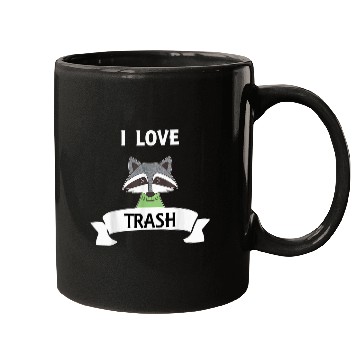 Discover Raccoon Pet I Love Trash Animal Lover Mugs