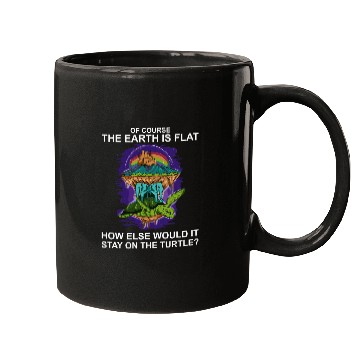 Discover Turtle Pet Flat Earth Turtle Flat Earther Mugs