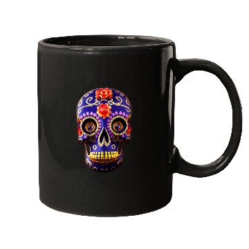 Discover Day Of The Deads Dia De Los Muertos calavera sugar skull Mugs