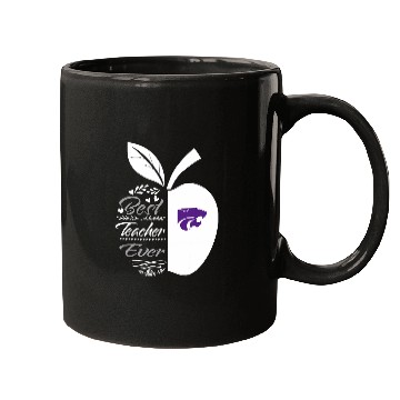 Discover Kansas State Wildcats Teacher Ever Half Apple Mugs