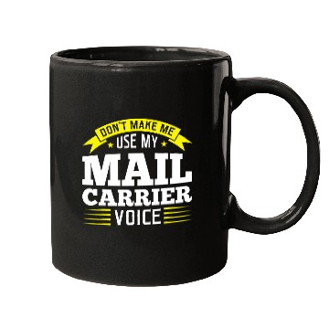 Discover My Mail Carrier voice Mail Carrier Mugs