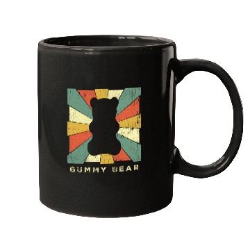 Discover Bear Pet Gummy Bear Retro Mugs