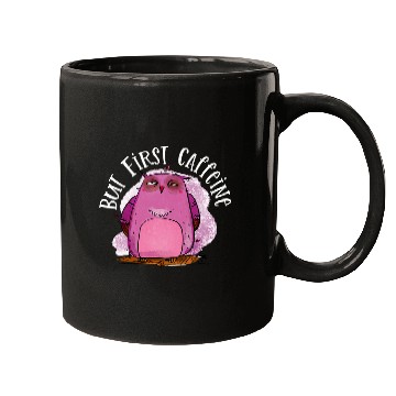 Discover Coffee Fun But First Coffee Funny Coffee Lover Owl Mugs
