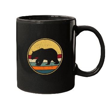 Discover Bear Pet Retro Brown Bear vintages Grizzly Bear 2 Mugs