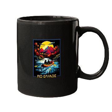 Discover Rio Grande Rafting Adventure Thrilling White Water Fun Mugs