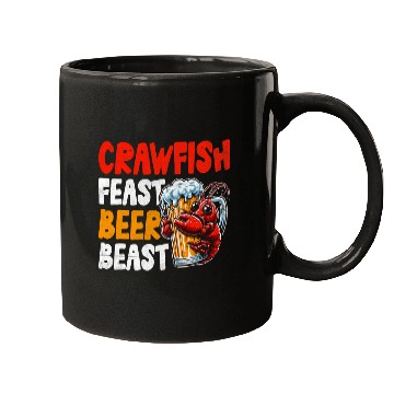 Discover Beer Fun Cajun Crawfish Crayfish Boil Beer Drinking Beer Lover 25 Mugs