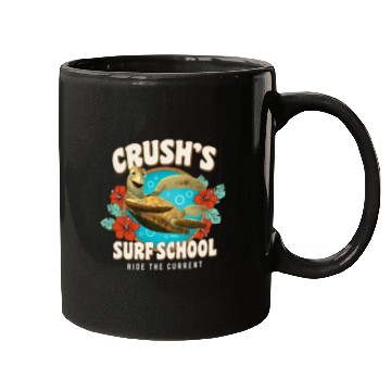 Discover Finding Nemo Crushs Surf School Mugs