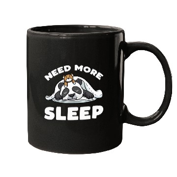 Discover Panda Pet Need More Sleep Panda Sleeping With Stuffed Animal Napping Mugs