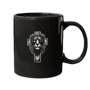 Discover Lion Pet Cross Lion of Judah Mugs