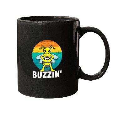 Discover Coffee Fun Buzzin Bee Coffee Funny Protect Bees And Caffeine Mugs